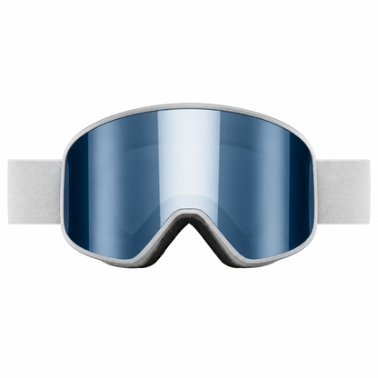 ARTIKA Silver Mirrored UV400 Anti-Fog Ski Goggles